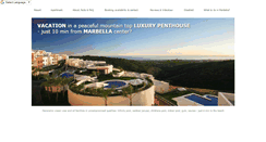 Desktop Screenshot of marbellaluxurypenthouse.com