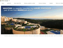 Tablet Screenshot of marbellaluxurypenthouse.com